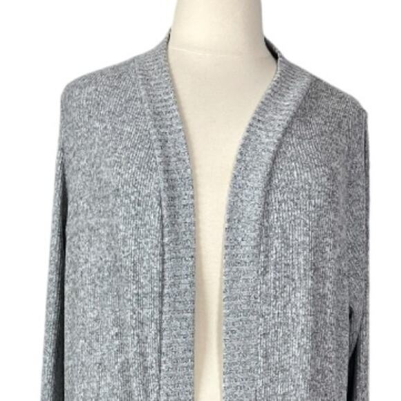 Torrid Cardigan New Knit Duster Open Front Heather Gray Women’s Plus Size 1X - Picture 5 of 11